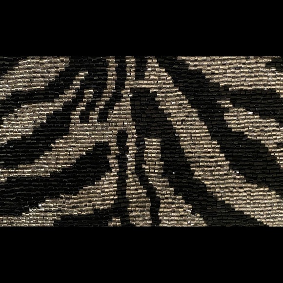 Neiman Marcus Zebra Beaded Purse - Picture 3 of 4
